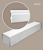 e-Delux GmbH Profhome 153101 Plint 32 m Polyurethaan Wit 16 Stukken