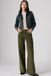 Levi's 318 Shaping pantalon en velours côtelé à jambe large - Femme - 28X30 - Vert / Olive Night