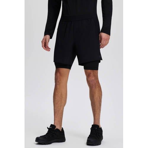 Rukka Maaninka 2-in-1 hardloopshort zwart