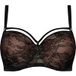 Marlies Dekkers Space Odyssey Schwarze Spitze und Sand Balkon-BH 70F