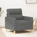 Maison Exclusive - Fauteuil, gris foncé, 60 cm, rembourré