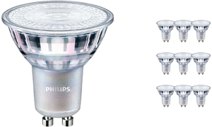 Philips Voordeelpak 10x LEDspot MV Value GU10 4.9W 930 36D (MASTER) | Beste Kleurweergave - Warm Wit - Dimbaar - Vervangt 50W