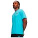 UNDER ARMOUR T-shirt fonctionnel 'Tech Utility' bleu clair / noir