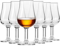 KROSNO GLASS KROSNO Whisky Proefglazen Set van 6 - 100ml Epicure Collectie Loodvrij Kristalglas Vaatwasserbestendig