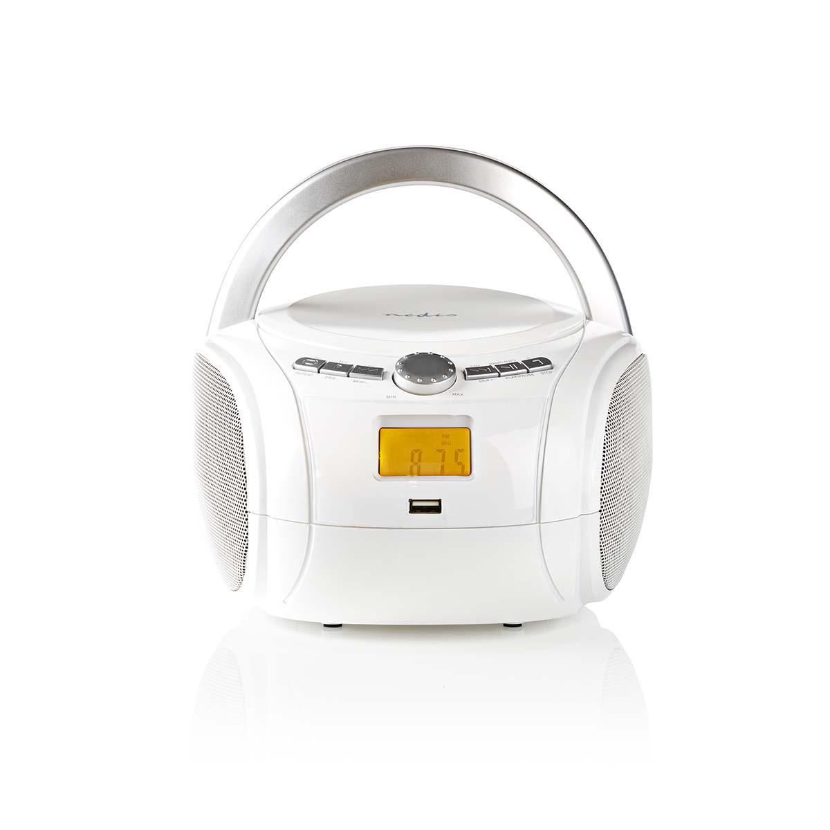 Nedis SPBB100WT CD-Speler - Wit