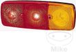 HELLA 2SD 001 699-511 Achterlicht - Gloeilamp - 12/24V - Opbouw/Geschroefd - Lenskleur: Rood / Geel - Stekker: Platte stekker - links - Aantal: 1