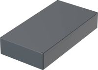 Bopla EUROMAS A 196 01196000 Industriële behuizing 600 x 310 x 111 Aluminium Zilver-grijs (RAL 7001) 1 stuk(s)