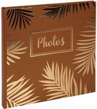 Exacompta Fotoalbum PALMA - 2 stuks - Boekgebonden - 30 Zwarte Pagina's - 25x25cm - Goud