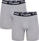 Hummel Boksershorts (2-pack) Grijs Melange XL