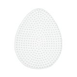 Hama 260 Iron ON Beads PEGBOARD Egg, wit