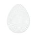 Hama 260 Iron ON Beads PEGBOARD Egg, wit