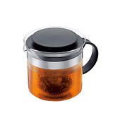 Bodum 1875-01 theemaker bistroNouveau (kunststof theezeef, hittebestendig glas, 1,0 liter) zwart