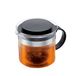 Bodum 1875-01 theemaker bistroNouveau (kunststof theezeef, hittebestendig glas, 1,0 liter) zwart