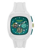 ASTON MARTIN Herenhorloge analoog kwarts AM Formula 1 MTFO1 silicone, wit