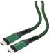 PATONA 1733 USB-kabel USB 2.0 1 m USB C Zwart, Groen