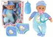 Lean toys Babypop Sound Dummy Slab Bleu Chat Pyjama