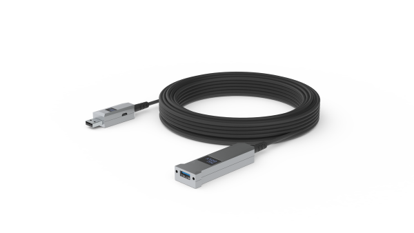 Huddly USB-kabel - 10 m - Zwart - 7090043790450