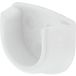Häfele Support de tube d'armoire Ø 20 mm à visser sur la paroi latérale, blanc