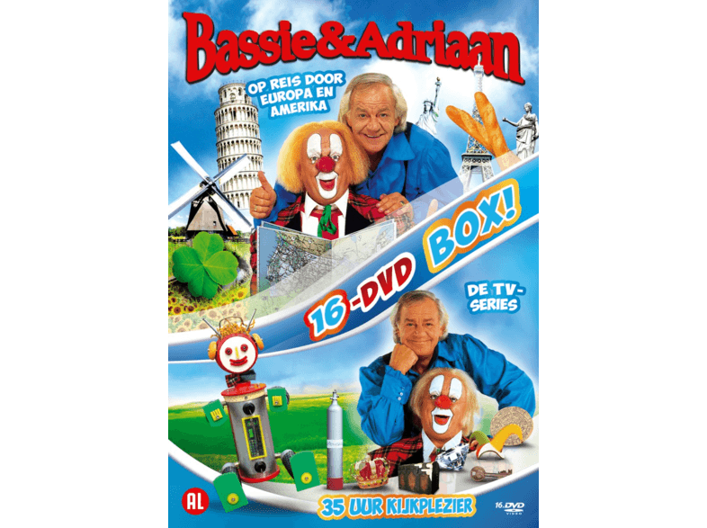 WW ENTERTAINMENT Bassie & Adriaan: Op Reis Door Europa En Amerika + TV Series - DVD dvd