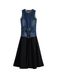 Desigual Jurk blauw denim / zwart