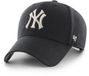 47Brand New York Yankees MLB Fisherman Camo Under MVP Trucker Cap Zwart Unisex Volwassenen