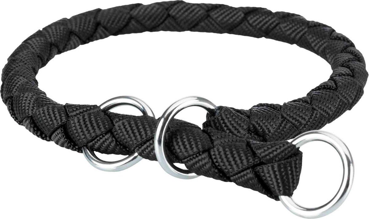 TRIXIE halsband voor hond cavo anti trek zwart 35-41x1,2 cm