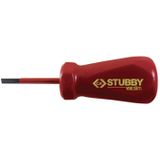 C.K T48344-055 VDE SLIM schroevendraaier, kort, sleuf 5,5 x 45 mm, rood