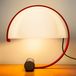 Stilnovo Lampe à poser Meta, blanche/dorée, hauteur 37,5 cm