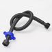 Profielenloods - Tuyau de raccordement flexible 3/8" x 1/2" noir 350 mm (35cm)