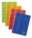 Clairefontaine 68141AMZC Pak met 4 Spiraalschriften - A4 21x29,7 cm - 100 Pagina's Grote Ruitjes - Wit Papier 90 g - Omslag Gecoat Karton - Willekeurige Kleuren