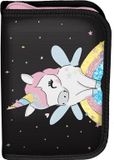 Unicorn Gevuld Etui, Dream Big - Zwart