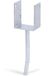 Alberts U-paalhouders lichte breedte 81 mm