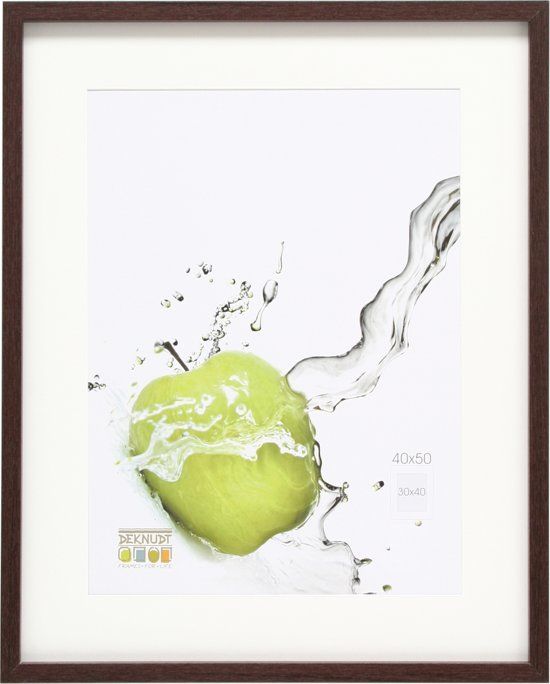 Deknudt Frames Basic donkerbruin fotolijst 20x30 cm