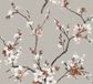 Livingwalls Bloemenbehang vintage grijs bruin 385204 vliesbehang landhuis woonkamer keuken 10,05 x 0,53 m Made in Germany