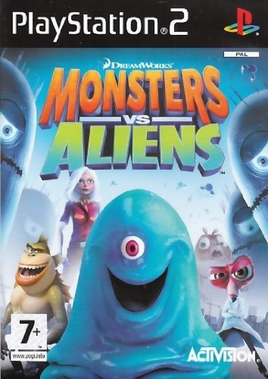 Activision Monsters vs. Aliens /PS2 PlayStation 2