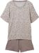Tom Tailor Pyjamaset met leoprint - Vrouwen - Maat 3XL/46 - grey-medium-allover