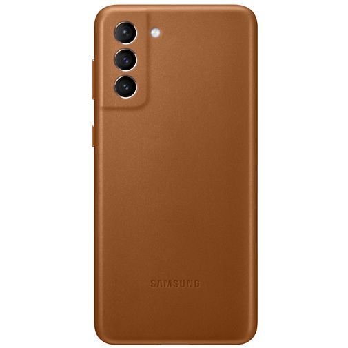 Samsung Galaxy S21 Plus Leather Cover Brown