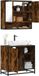 Maison Exclusive - Ensemble de meubles de salle de bain 2 pièces en bois composite chêne fumé