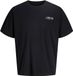 JACK&JONES JORPARADISE ISLAND TEE SS CREW NECK TG Heren T-shirts Zwart XXL
