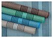 Arisol Standard gestreept kampeertapijt, gris foncé, 250x350 cm, 300 g/m²
