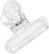 Porte-snacks en plastique transparent, autocollants en plastique, porte-photos, clips à café et à snacks, clips de fixation, pinces à linge, clips, longueur 50 mm