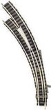 Fleischmann N Fleischmann Piccolo (met ballastbed) 9168 Gebogen wissel, Links 45 ° 356.5 mm, 420 mm 1 stuk(s)
