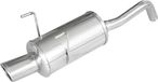 100% InoXcar 100% RVS Sportuitlaat passend voor Fiat 500 1.3 MJET (75pk) 2007- 90x70mm