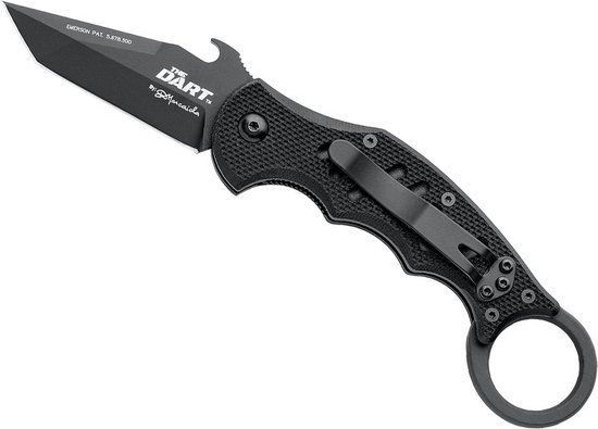 Fox Knives Fox Zakmes Dart Knife Renutech Zwart Staal Inklapbaar