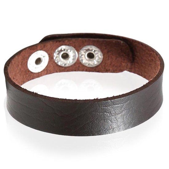 LGT JWLS LGT Jewels Leren armband Verstelbaar Bruin