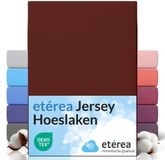 etérea Himmlische Qualität etérea Jersey Hoeslaken 200x220 cm Bordeaux