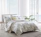 Tommy Bahama Dekbed Set-100, ultrazacht en ademend, omkeerbaar beddengoed met bijpassende shams, katoen, blauw, kingsize