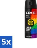 Axe Deodorant Spray Unite 150 ml - Voordeelverpakking - 5 stuks