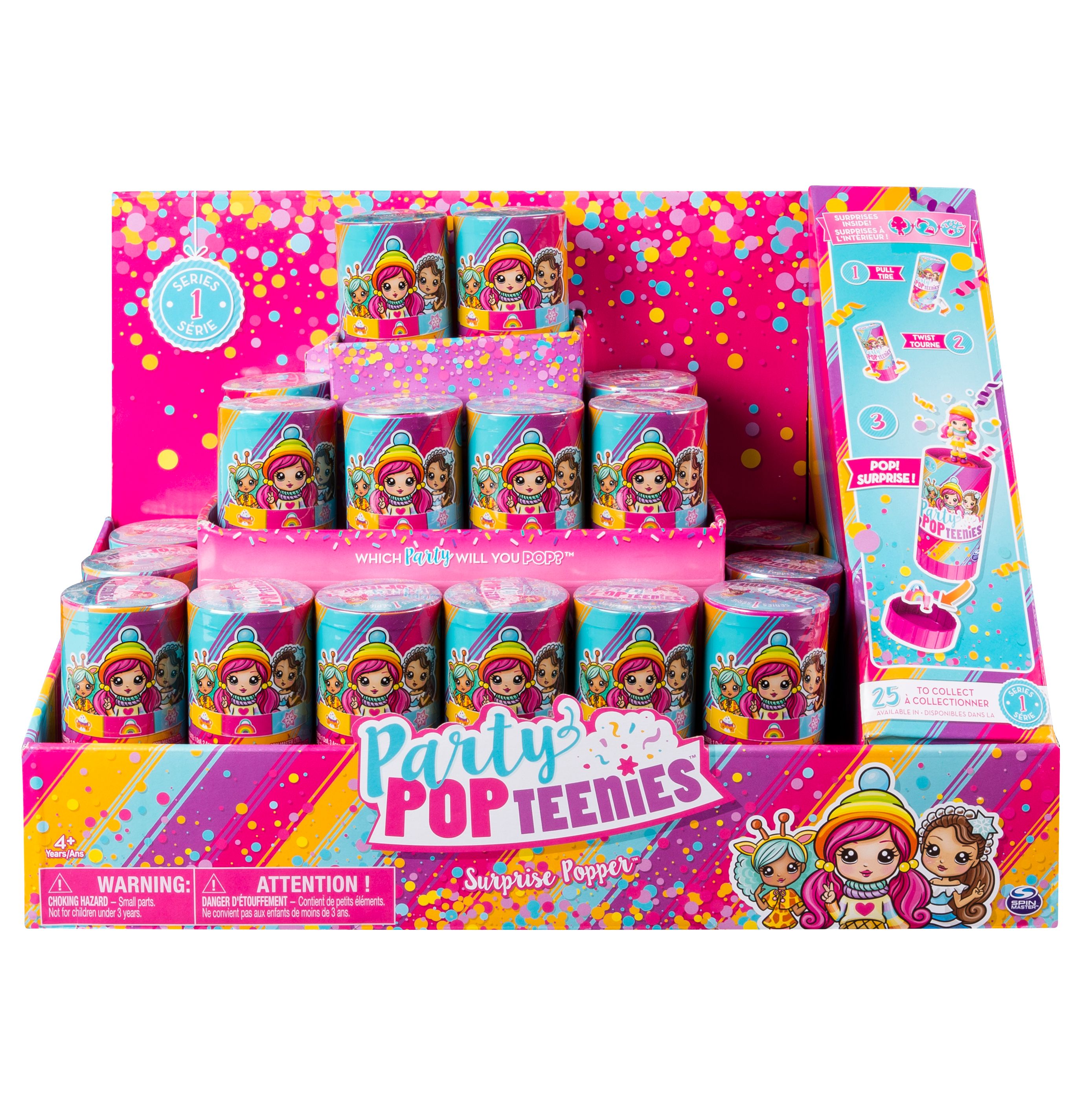 Party PopTeenies Surprise Popper CDU - 6044096 - Multi