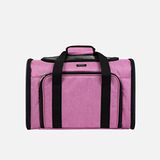 Sac Wouapy Ademende stretch-draagtas voor katten, voor kamperen, avontuur, groot, 45 x 25 cm, roze, ademende draagtas voor kleine huisdieren, zachte geventileerde draagtas, comfortabel.